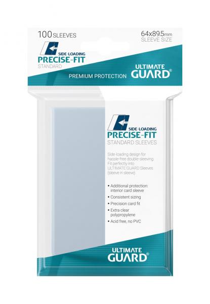 UG Precise-Fit Sleeves Side-Loading Clear 100 ct